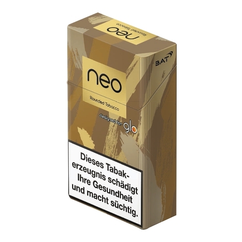 Einzelpackung neo Treue Tobacco (ehemals Rounded Tobacco) Sticks für Glo