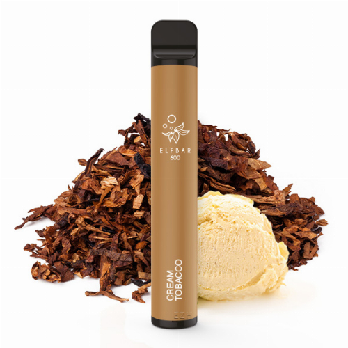 Elf Bar 600 Cream-Tobacco Aroma Einweg E-Zigarette 20mg Nikotin