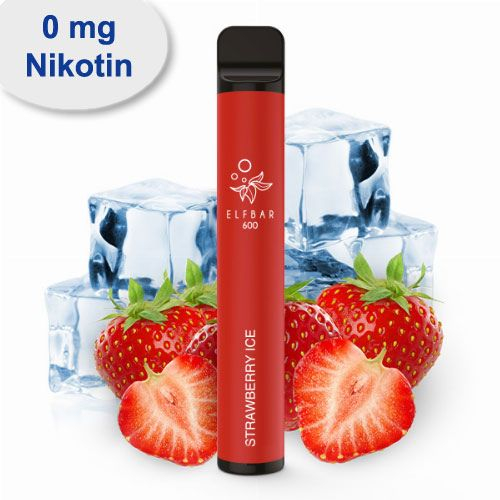 Elf Bar 600 Strawberry Ice 0mg E-Shisha online kaufen