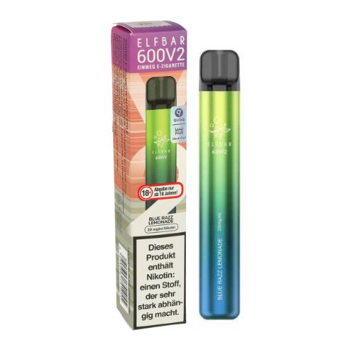 Einweg E-Zigarette - ELF BAR 600-Blue Razz Lemonade I OxyZig .de