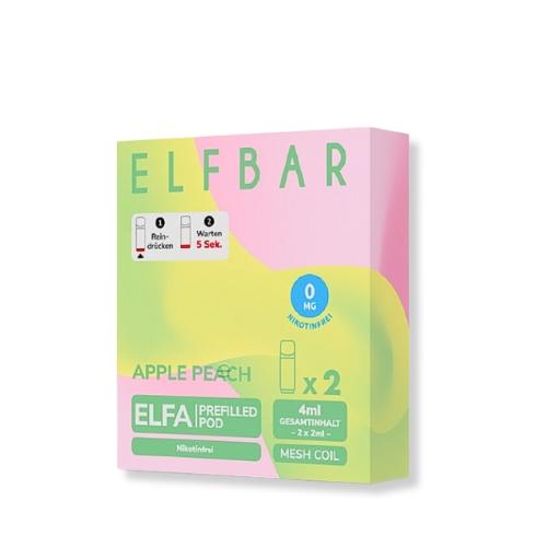 Elf Bar ELFA Apple Peach Prefilled Pod 2x2ml Nikotinfrei