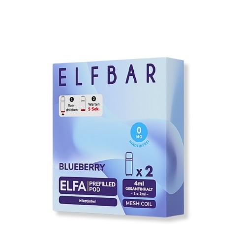 Elf Bar ELFA Blueberry Prefilled Pod 2x2ml Nikotinfrei