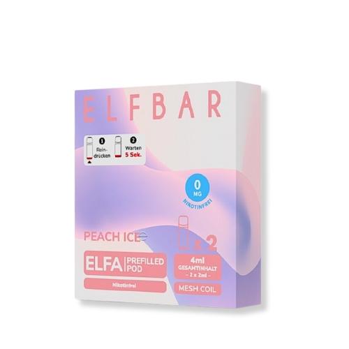 Elf Bar ELFA Peach Ice Prefilled Pod 2x2ml Nikotinfrei