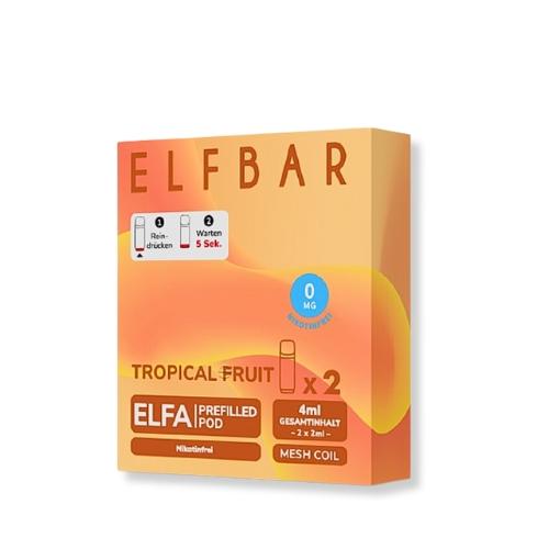 Elf Bar ELFA Tropical Fruit Prefilled Pod 2x2ml Nikotinfrei