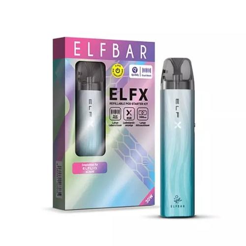 Elfbar ELFX Kit E-Zigarette Silver Blue