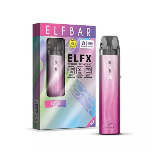 Elfbar ELFX Kit E-Zigarette Silver Pink