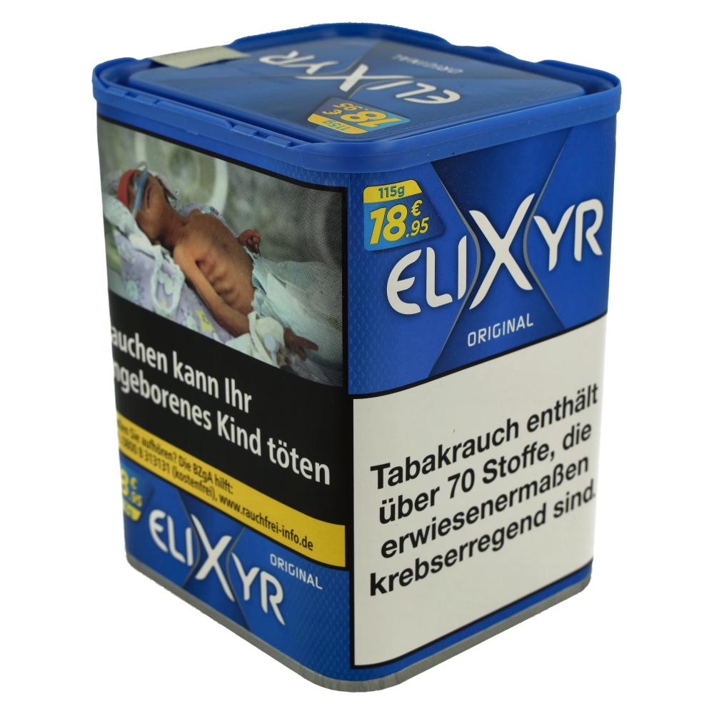 Elixyr Tabak Blau 115g Dose Zigarettentabak 