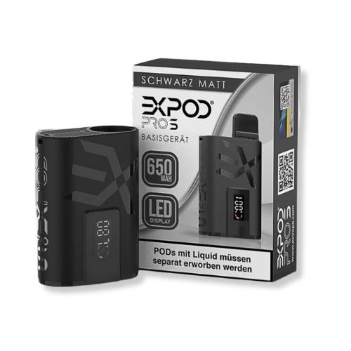 Expod Pro S Basisgerät 650 mAh Schwarz Matt