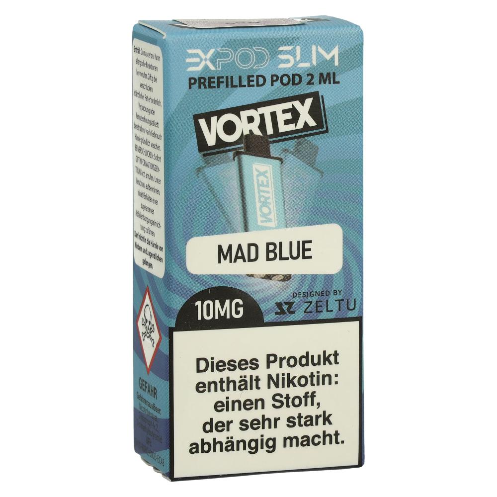 Expod Slim Prefilled Pod Vortex Mad Blue 10mg