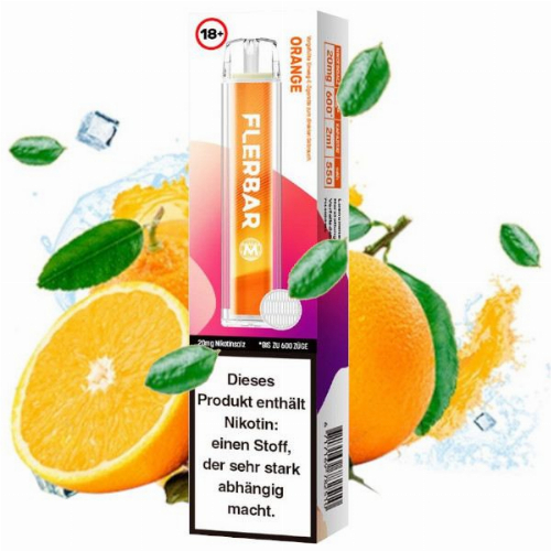 Flerbar 600 Orange Einweg E-Zigarette 20mg