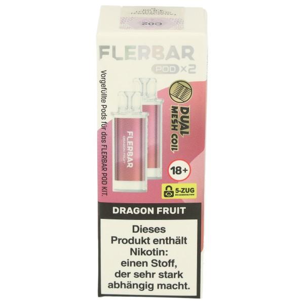 Flerbar Pod Dragon Fruit Prefilled Pods 2x2ml 20mg