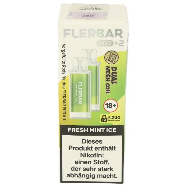 Flerbar Pod Fresh Mint Ice Prefilled Pods 2x2ml 20mg