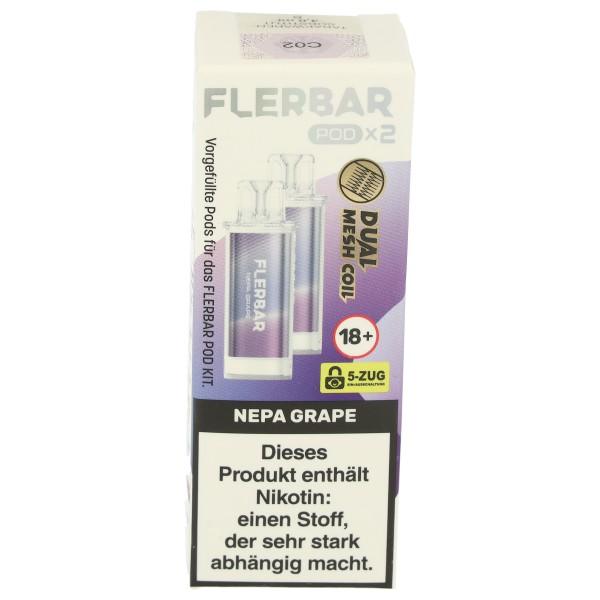 Flerbar Pod Nepa Grape Prefilled Pods 2x2ml 20mg