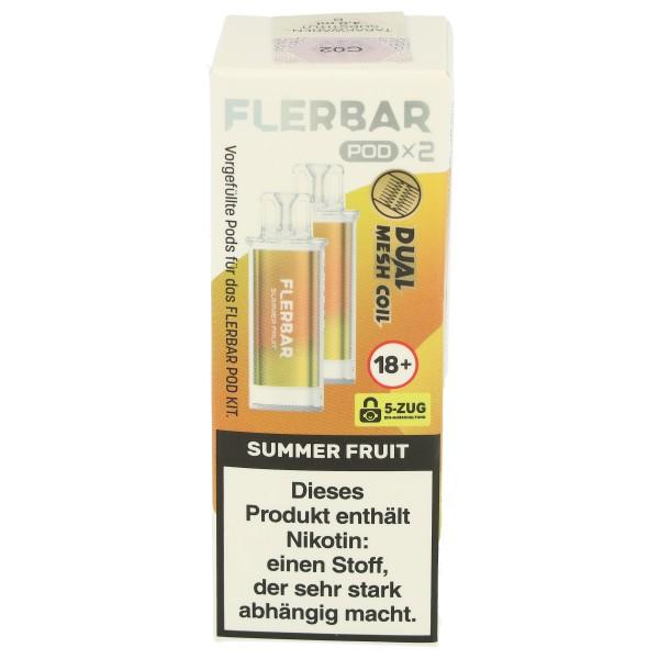 Flerbar Pod Summer Fruit Prefilled Pods 2x2ml 20mg