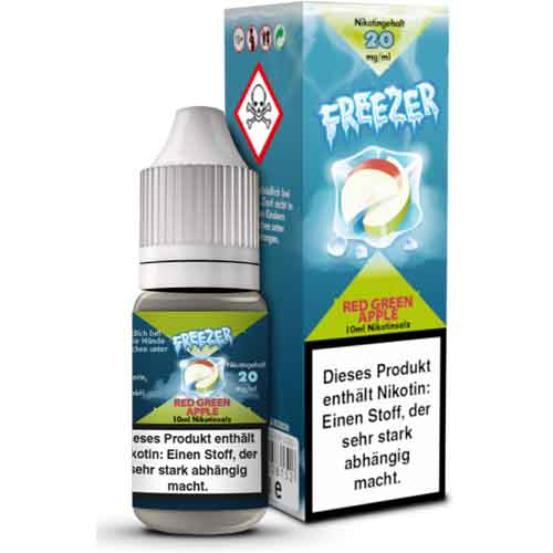 Freezer Nikotinalz Liquid Red Green Apple 20mg