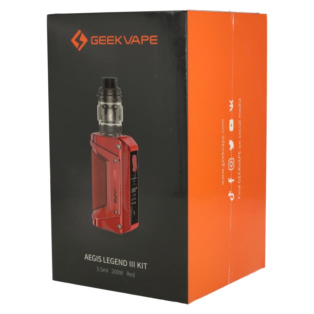 Geekvape Aegis Legend 3 Kit E-Zigarette rot