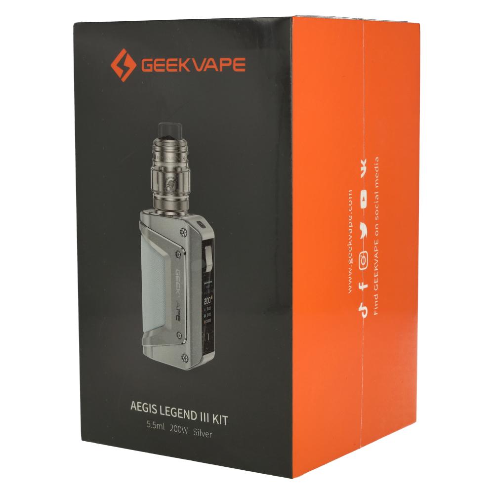 Geekvape Aegis Legend 3 Kit E-Zigarette silber