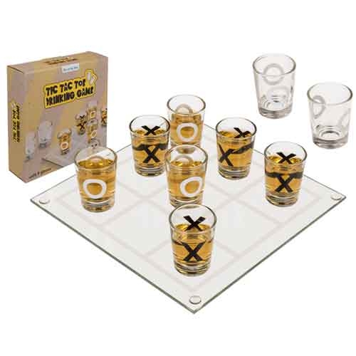 Glas-Trinkspiel Tic Tac Toe mit Gläsern jetzt online kaufen