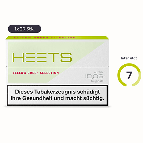IQOS HEETS Yellow Green E-Zigarette 1 x 20 Stück kaufen & rauchen