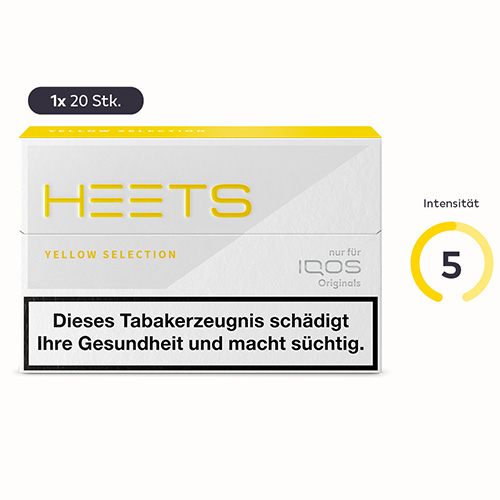 HEETS Yellow Selection Tobacco Sticks für IQOS 1 x 20 Stück online