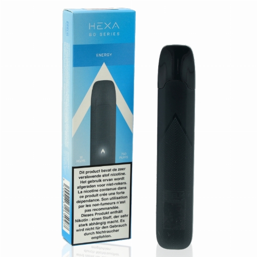 Einweg E-Zigarette Hexa Go Energy 18mg jetzt online kaufen