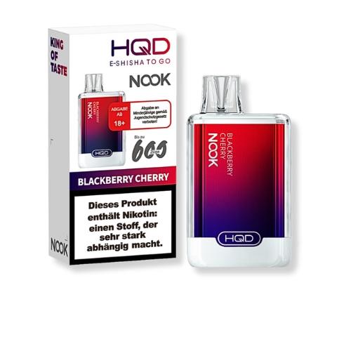 HQD NOOK Blackberry Cherry Einweg E-Zigarette 18mg/ml