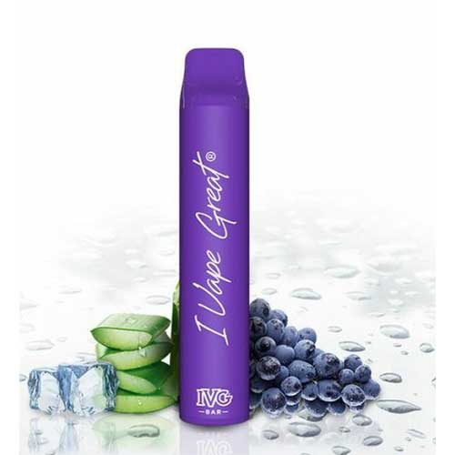 IVG Bar 800 Aloe-Grape-Ice Aroma Einweg E-Shisha 20mg Nikotin