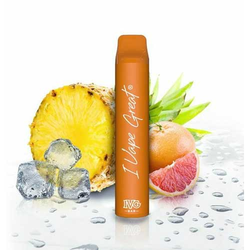 IVG Bar 800 Pineapple-Grapefruit-Ice Aroma Einweg E-Shisha 20mg Nikotin