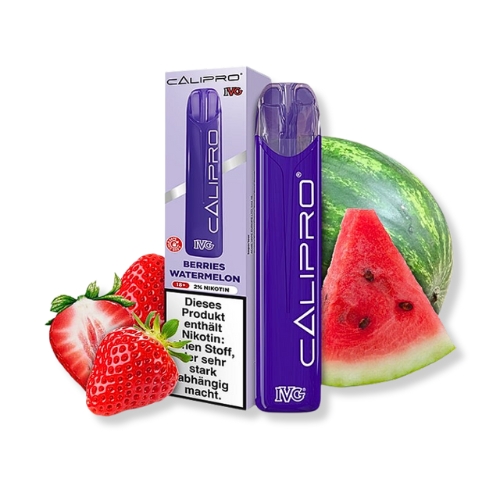 IVG Calipro Einweg E-Zigarette Berries Watermelon 20mg