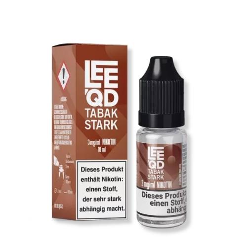 LEEQD Tabak stark 10ml 3mg Liquid