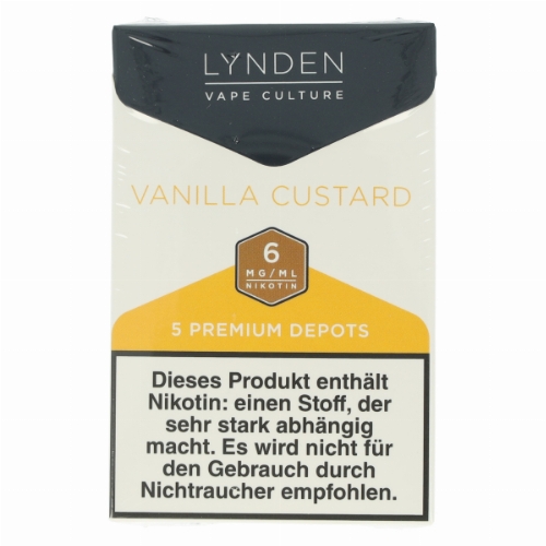 LYNDEN Depots Vanilla Custard 6mg Nikotin