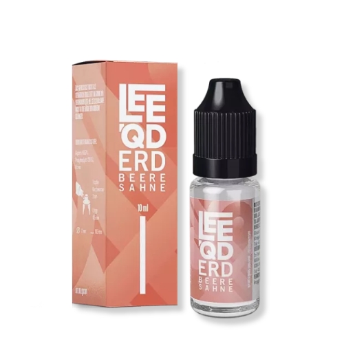 LEEQD Crazy Erdbeere Sahne 10ml 0mg Liquid