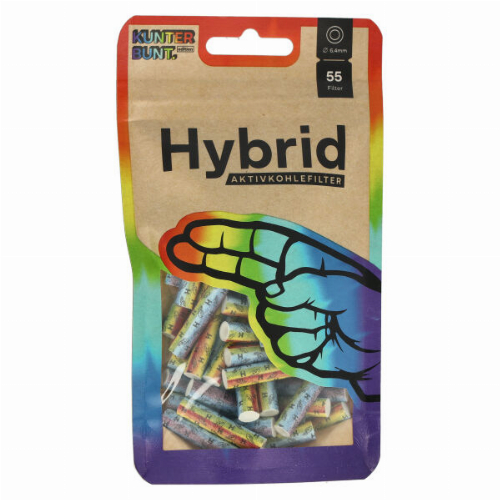 Kunterbunt Hybrid Aktivkohlefilter Rainbow 6,4mm online kaufen