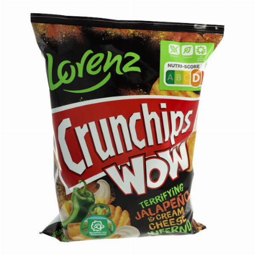 Lorenz Crunchips WOW Jalapeno 110g Chips Tüte