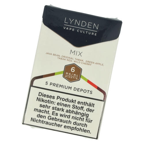 LYNDEN Depots MIX 6mg Nikotin