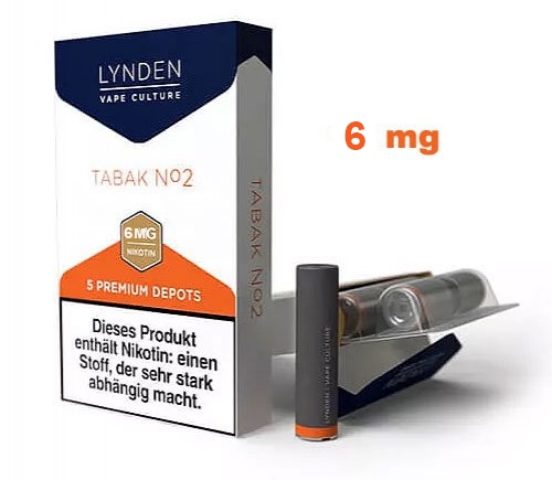 LYNDEN Depots Tabak No 2, 6 mg Nikotin