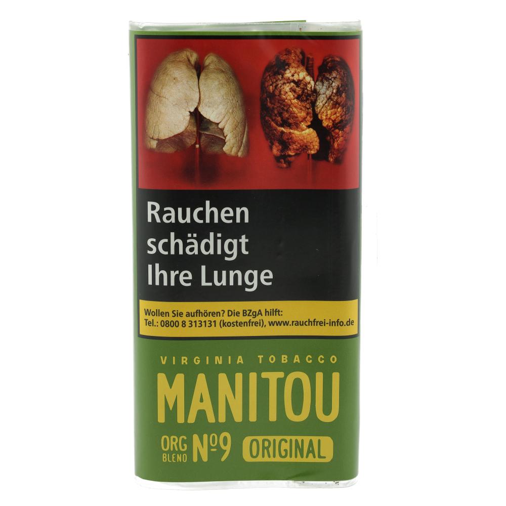 Manitou Tabak ohne Zusatzstoffe ORG Green 30g Päckchen Feinschnitt