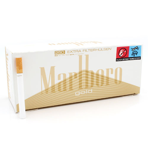 Marlboro Zigarettenhülsen Gold Extra 250 Stück
