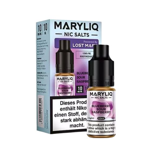 Maryliq Nic Salts Blueberry Sour Raspberry 10mg