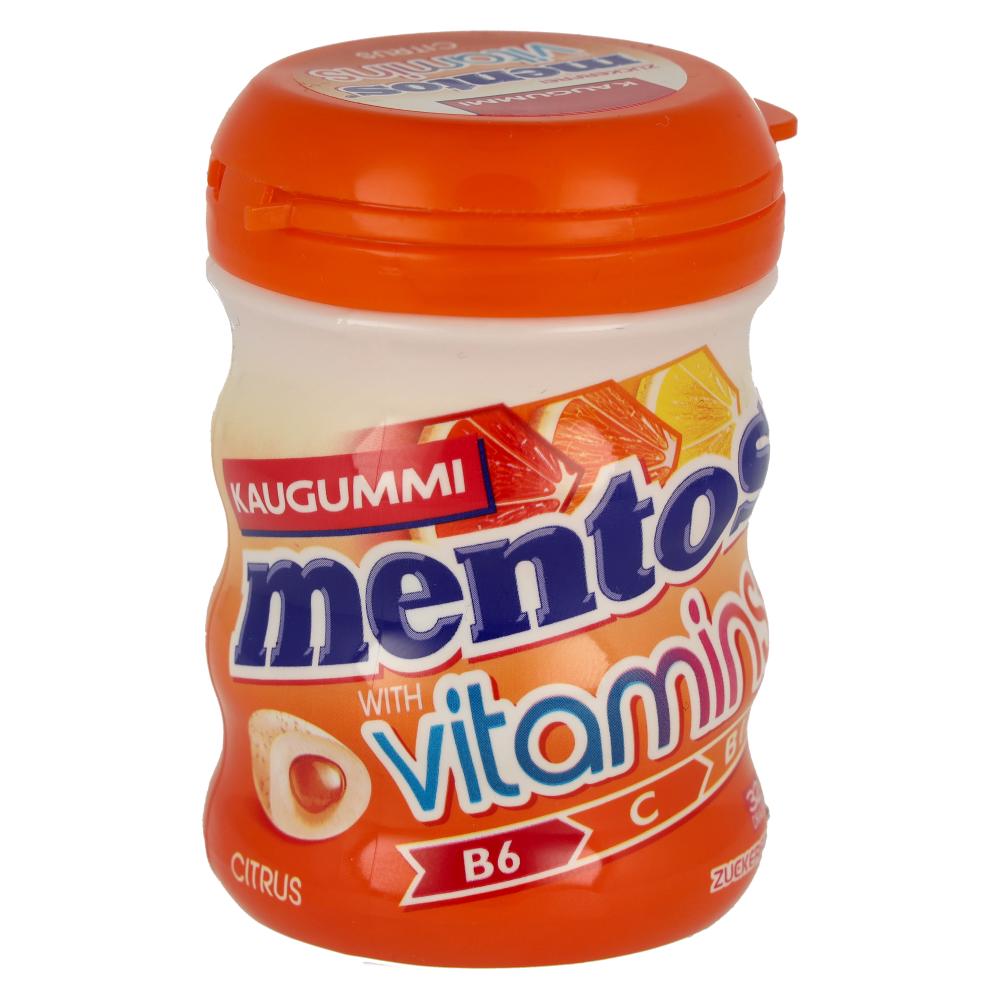 Mentos Vitamins Citrus Kaugummi Zuckerfrei 64g