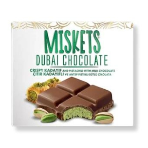 Miskets Dubai Schokolade 100g Tafel