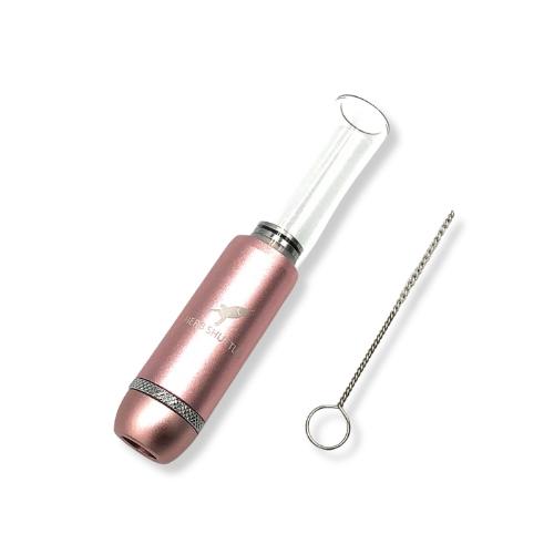 MJ420 Telescopic Bullet Pipe ausziehbare Pfeife Pink