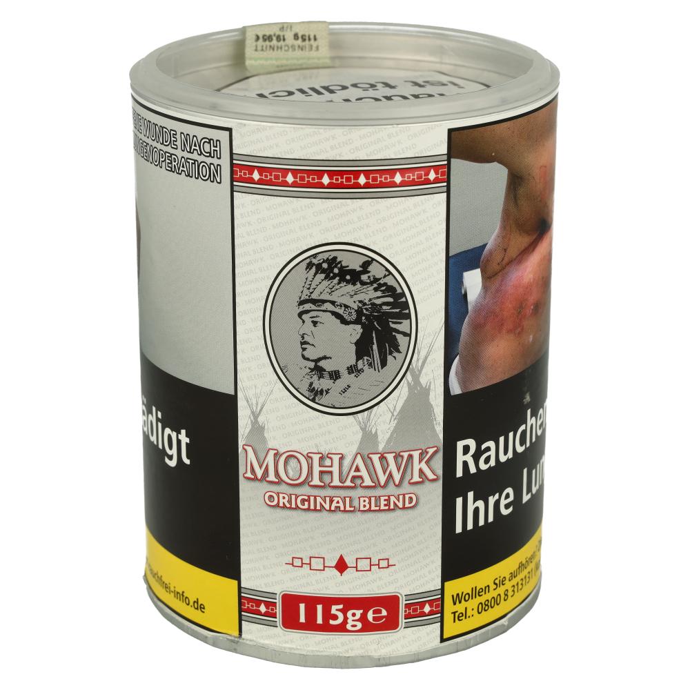 Mohawk Tabak Original Weiß Virginia Blend 115g Dose Feinschnitt