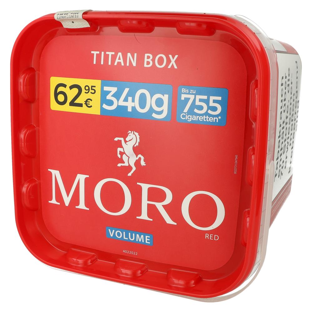 Moro Rot Volumentabak Titan Box 340g