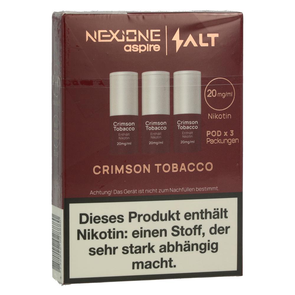 Nexione Aspire/Salt Crimson Tobacco Pods 20mg 3 x 1,2ml