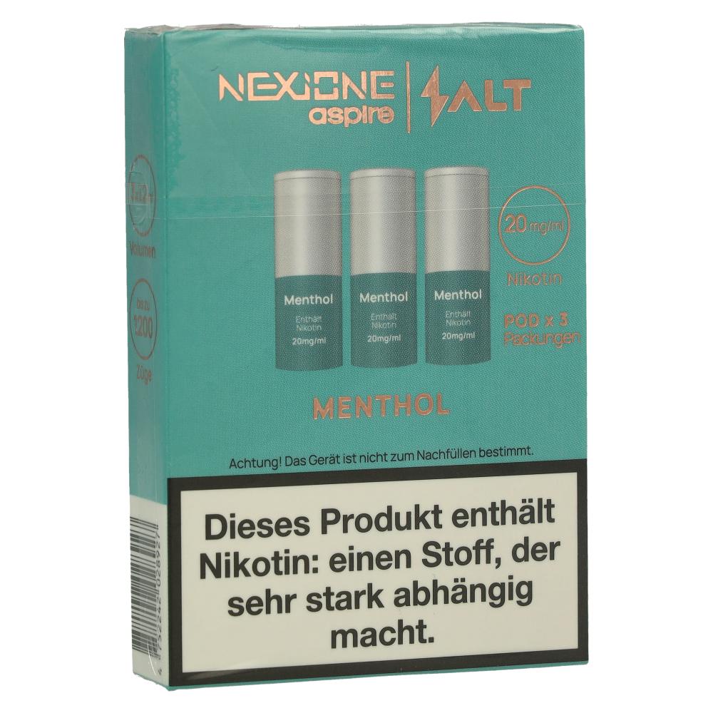 Nexione Aspire/Salt Menthol Pods 20mg 3 x 1,2ml