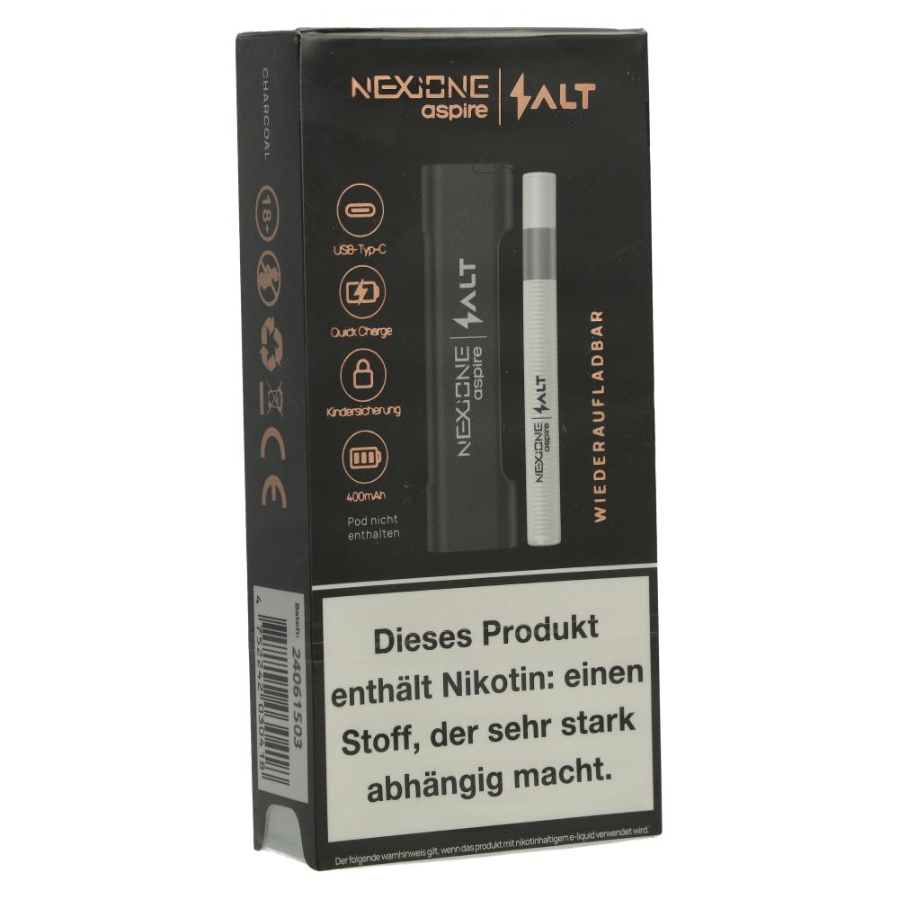 Nexione Aspire/Salt Starter Kit Charcoal E-Zigarette