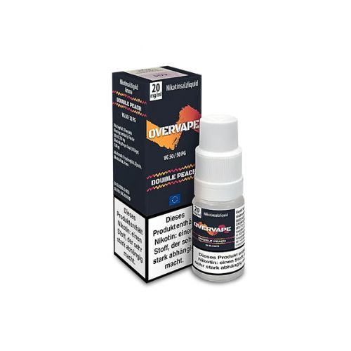 Overvape Double Peach Nikotinsalzliquid 20mg