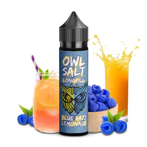 OWL Salt Longfill Aroma Blue Razz Lemonade 10ml in 60ml Flasche