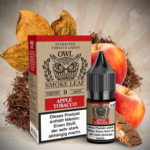 OWL Smoke Leaf Nikotinliquid Apple Tobacco 9mg